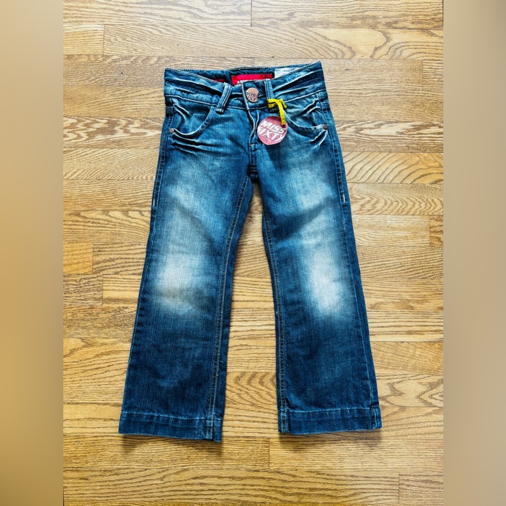 Miss Sixty Toddler 4 Girls Blue Jeans, Moody Trousers, Fairyland 100% Cotton NWT
